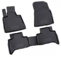 3D Gumijas paklāju komp. Nissan Pulsar (2014-2021), vanniņas  ― AUTOERA.LV