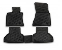 3D Gumijas paklāju komp. BMW X6 F16 (2014-2021), vanniņas ― AUTOERA.LV