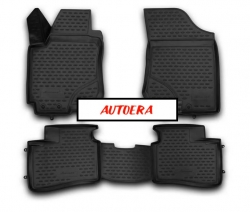 К-т резиновых ковриков Huyndai i30 (2007-2012)/Kia Cee`d (2007-2012),  ванночки ― AUTOERA.LV