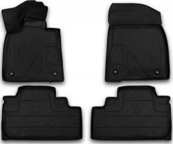 3D rubber floor mats set for Lexus RX (2016-2022) ― AUTOERA.LV