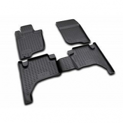 Gumijas paklāju komp. Mitsubishi L200 (2007-2015), vanniņas ― AUTOERA.LV