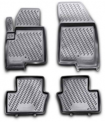 3D Gumijas paklāju komp. JEEP COMPASS (2007-2016), vanniņas ― AUTOERA.LV