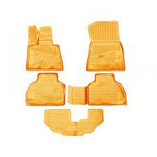 3D Gumijas paklāju komp. BMW X7 G07 (2019-2027), bēšie ― AUTOERA.LV