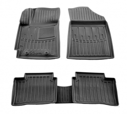 Gumijas salona paklāji priekš Hyundai i10 (2019-2026) ― AUTOERA.LV