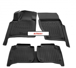 Rubber floor mats set  Porsche Cayenne (2010-2017)/Cayman (2006-); VW Touareg (2010-2017)  ― AUTOERA.LV