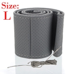 Stūres apvalks 37-39cm, gaiši pēlēka krāsa (aptināms) ― AUTOERA.LV