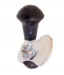 Rokturis stūrei krāvas auto via busiem (melns/hroms) ― AUTOERA.LV