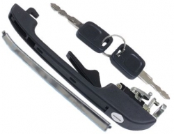 Priekšējo durvju rokturis kreis. AUDI 100 C3 (1982 -1987) ― AUTOERA.LV