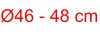Stūres apvalks 46-48cm