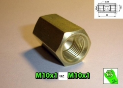 Adapter from M10X1 to M10X1  (L=24mm, SW=14) ― AUTOERA.LV