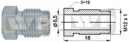 Bremžu trubas uzgālis M12x1mm.  ― AUTOERA.LV