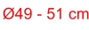 Stūres apvalks 49-51cm