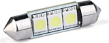 3LED Numura apgaismojuma spuldze C5W, 12V, (10x36mm) ― AUTOERA.LV