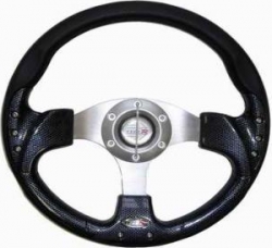 Sport steering wheel, carbon/black ― AUTOERA.LV