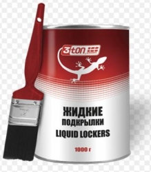 Undercoating rubber (black, rubber layer without smell) - LIQUID LOCKERS by 3TON, 1kg.   ― AUTOERA.LV