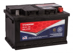 Auto akumulātors - AD 72Ah, 680A, 12V ― AUTOERA.LV