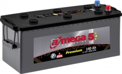 Auto akumulātors  - AMEGA Premium 140Ah, 850A, 12V  ― AUTOERA.LV