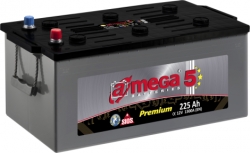 Auto akumulātors  - AMEGA Premium 225Ah, 1300A, 12V  ― AUTOERA.LV