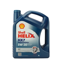 Synthetic motor oil  - Shell Helix HX7 PROFESSIONAL AV 5w30, 5L  ― AUTOERA.LV