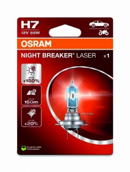 Bulb - OSRAM NIGHT BRAKER 55W H7, 12V (up to +150% more light) ― AUTOERA.LV