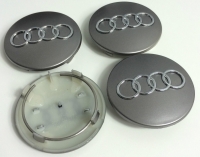 Disku ieliktņu/kapaciņu komplekts 8D0601170 4x⌀69mm (pelēks) ― AUTOERA.LV