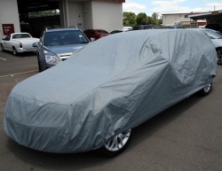 Hevy duty double layer fabric car cover, length 480-530cm, neilon, "XL" size ― AUTOERA.LV