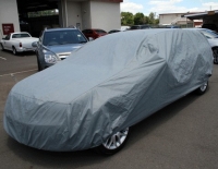 Hevy duty double layer fabric car cover, length 480-530cm, neilon, "XL" size