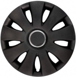 Dekoratīvo disku uzliku komplekts - Aura Black Ring, 13" ― AUTOERA.LV