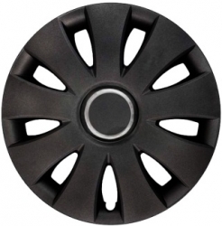 Dekoratīvo disku uzliku komplekts - Aura Black Ring, 16" ― AUTOERA.LV