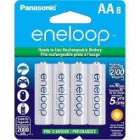 Lādējamas baterejas  - Panasonic Eneloop AA 1.5V, 1900mAh, 4gb.