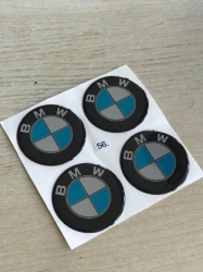 К-т наклеек на колпаки/диски BMW, диам.56мм   ― AUTOERA.LV