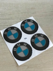 ALLOY WHEEL TRIM CENTRE CAP DECAL LOGO BMW 64MM  ― AUTOERA.LV