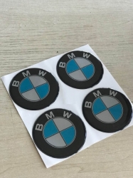 ALLOY WHEEL TRIM CENTRE CAP DECAL LOGO BMW 68MM ― AUTOERA.LV