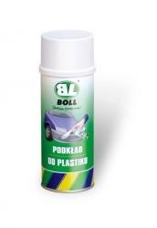 Белый аерозольный грунт для бампера/пластика - BOLL, 400мл.