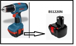 Аккумулятор для BOSCH PSR 12.0V, 2000mАh, Ni-MH (PSR12-2)  ― AUTOERA.LV