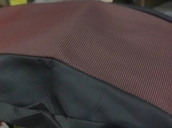 Sēdekļu pārvalki Chrysler Grand Voyager (1995-2001)/ Grand Voyager (2001-2007) / bordo+melns ― AUTOERA.LV