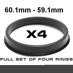 Центрирующее кольцо для алюминиевых дисков 60.1mm ->59.1мм ― AUTOERA.LV