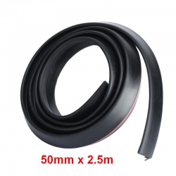 Dekoratīvs gumijots moldings (melns), 50mm x 2.5m ― AUTOERA.LV