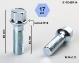 Sfēriskā skrūve lietiem diskiem M14X1.5X45/65/SW19 