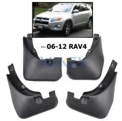 Dubļu sargi Toyota RAV4 (2006-2012) / versija ar  plast.uzlikam uz ārkam ― AUTOERA.LV