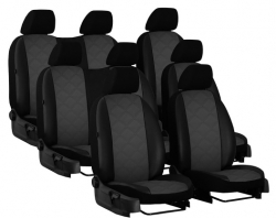 Seat covers VW T5/Caravelle (2003-2013) / ecoskin, 9-seats ― AUTOERA.LV