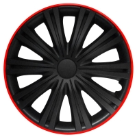 Wheel cover set - GIGA RED BLACK, 16"