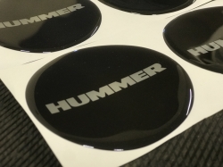 5gab Disku uzlīmes HUMMER, 90mm ― AUTOERA.LV