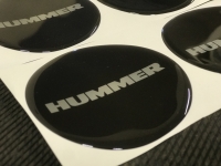 5шт Наклейки на диски/колпаки HUMMER, 90мм