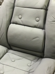 Universal car seat cover set, leather imitation (grey color)/ MIDI size ― AUTOERA.LV