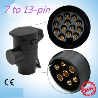 Piekābes pārēja no 13 uz 7 pin 