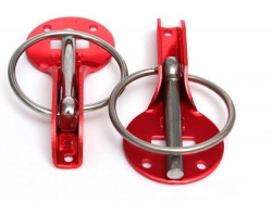 Hood pin kit, red ― AUTOERA.LV