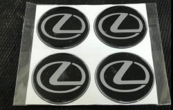 Комплект наклеек на колпаки/диски Lexus , диам.56мм ― AUTOERA.LV