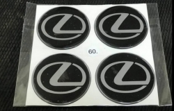 Комплект наклеек на колпаки/диски Lexus , диам.60мм ― AUTOERA.LV