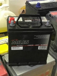 Auto akumulātors - MILES 45Ah 330А (+/-), 12V ― AUTOERA.LV